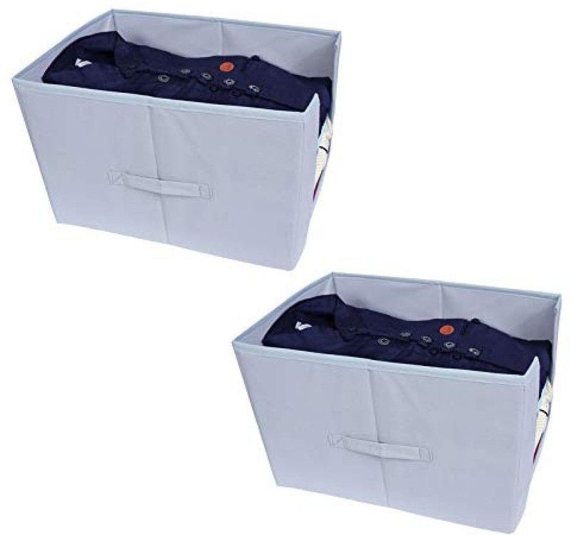 MBW Grey-orgi Shirt Stacker Closet Organizer - Shirts and Clothing Organizer | Grey Pack of 2 | Grey Organizer-2  (Grey)