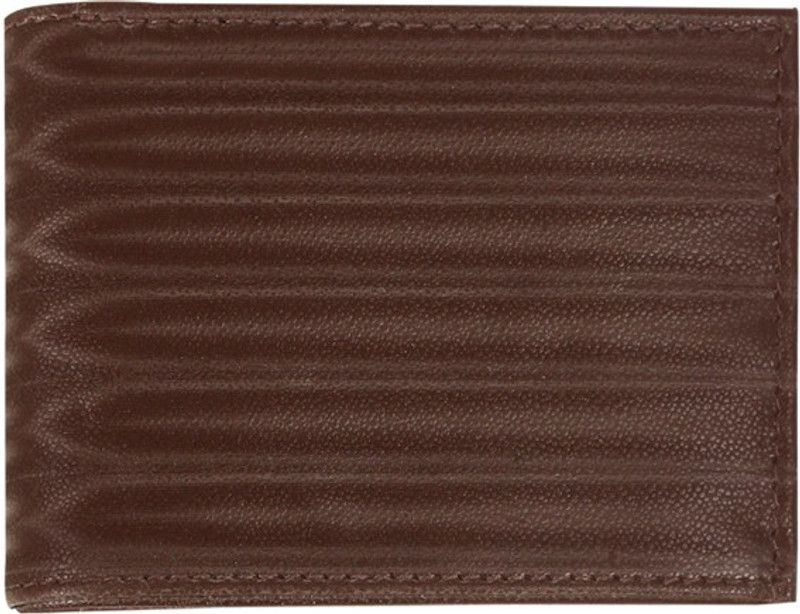 Men Brown Artificial Leather Wallet - Regular Size  (6 Card Slots)