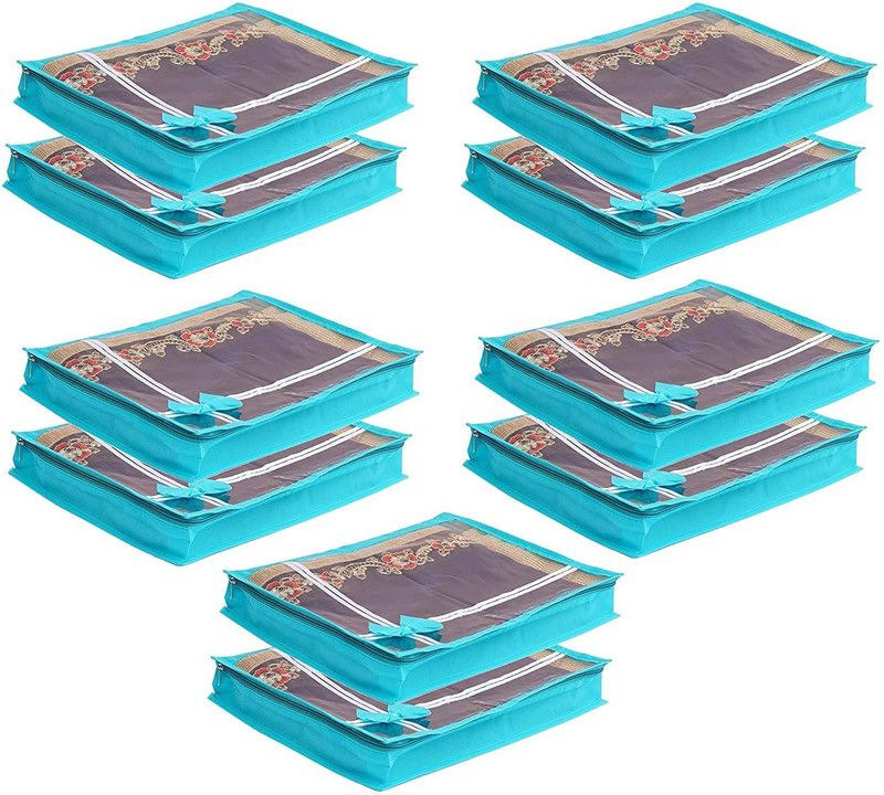 Trendifly 80 GSM Non Woven Saree Covers Garment-Covers Garment-Covers  (Blue)