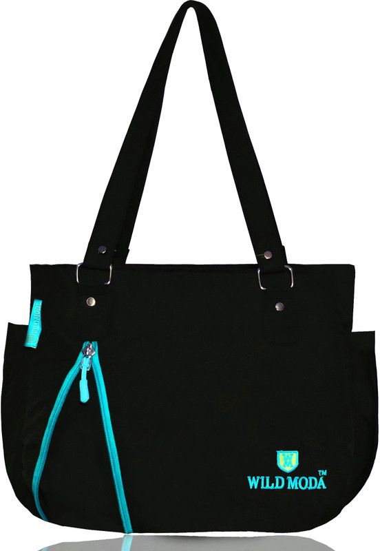 Women Black, Blue Shoulder Bag - Extra Spacious