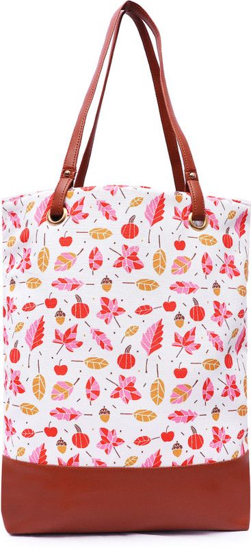 Women White, Brown Shoulder Bag - Regular Size