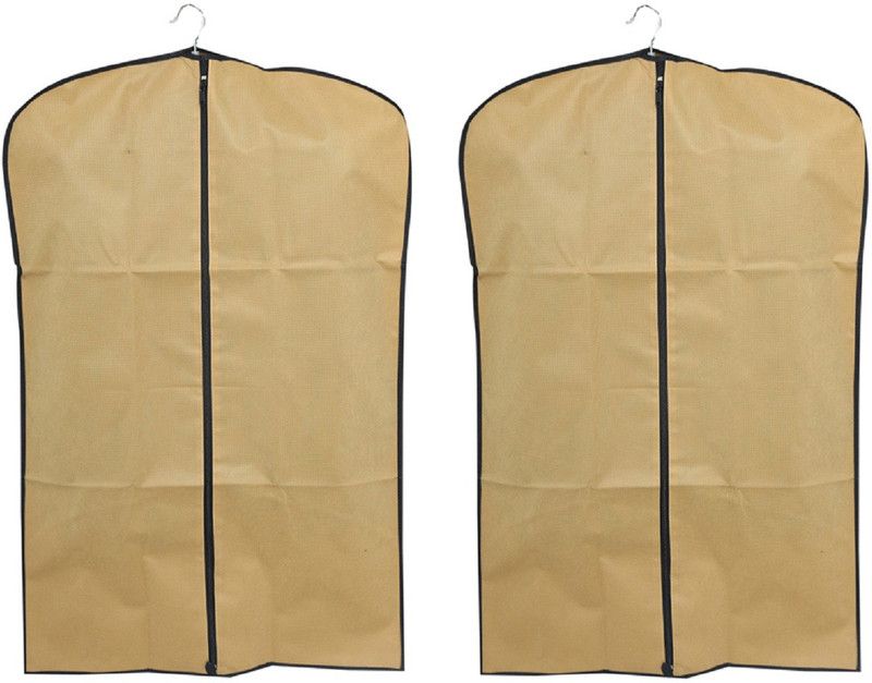 KUBER INDUSTRIES Designer Men's Coat Blazer cover Foldover Breathable Garment Bag Suit cover Set of 2 Pcs- SAREESCKU8961  (Multicolor)