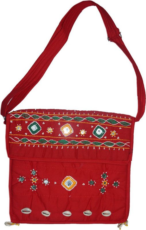 Women Red Messenger Bag - Small