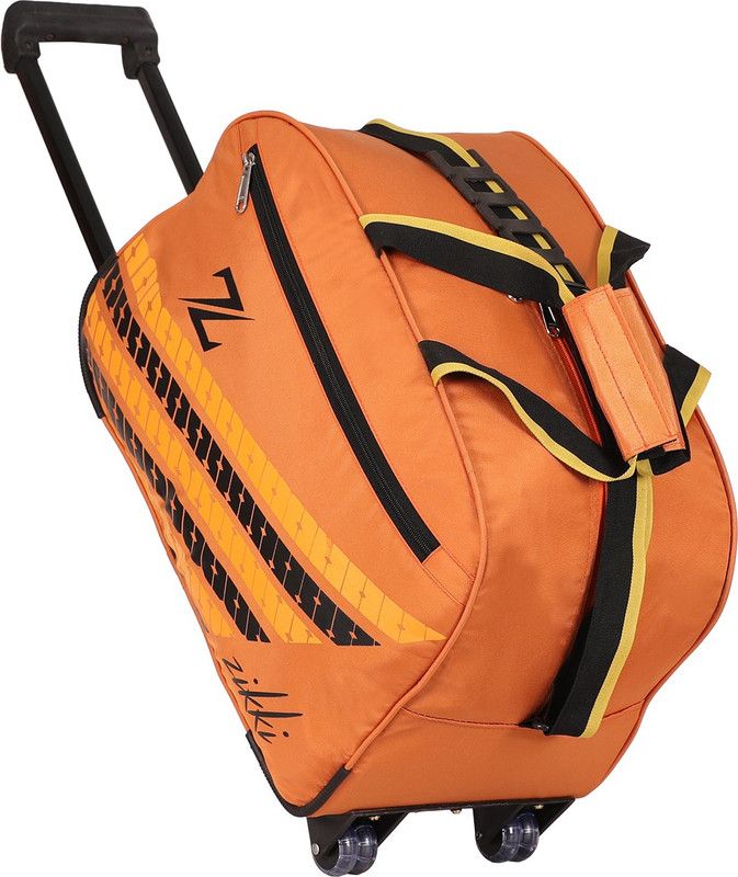 Small Cabin & Check-in Set (21 inch) - Small Cabin & Check-in Luggage (21 inch) - Duffel Strolley Bag||Unisex Duffel Trolley Bag - - Orange