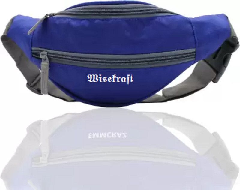 Wisekraft Sports Waist Bag for Men & Women Waist Bag ( Blue ) waist bag  (Blue)