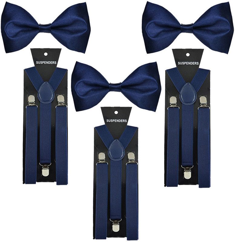 SunShopping Y- Back Suspenders for Boys, Men  (Blue)