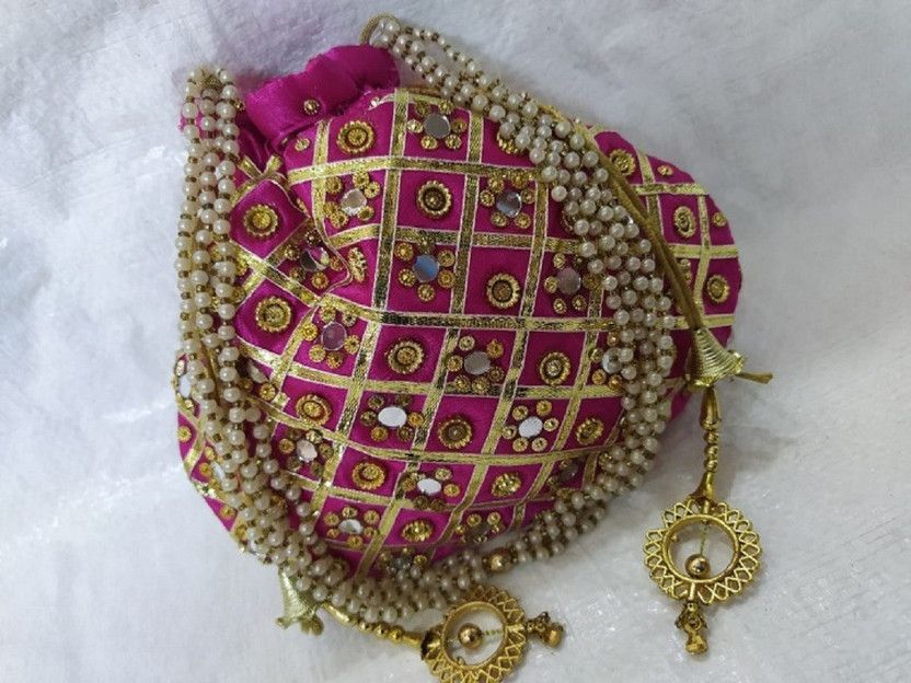 Girls Pink Potli