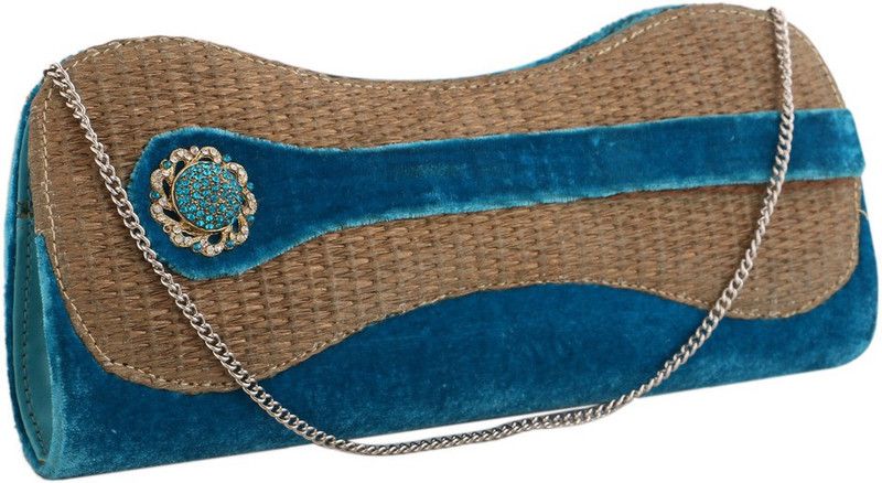 Party Blue Clutch - Regular Size