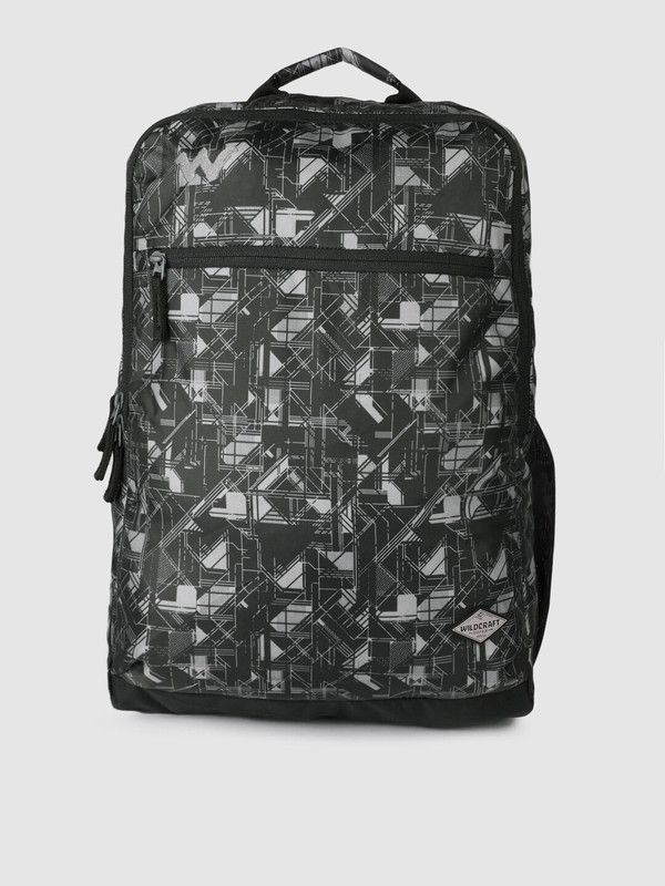 Large 31 L Backpack Unisex Printed Backpack  (Black)
