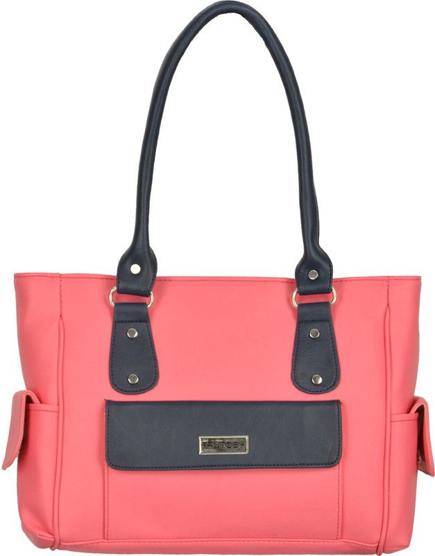 Women Pink, Grey Hand-held Bag - Mini