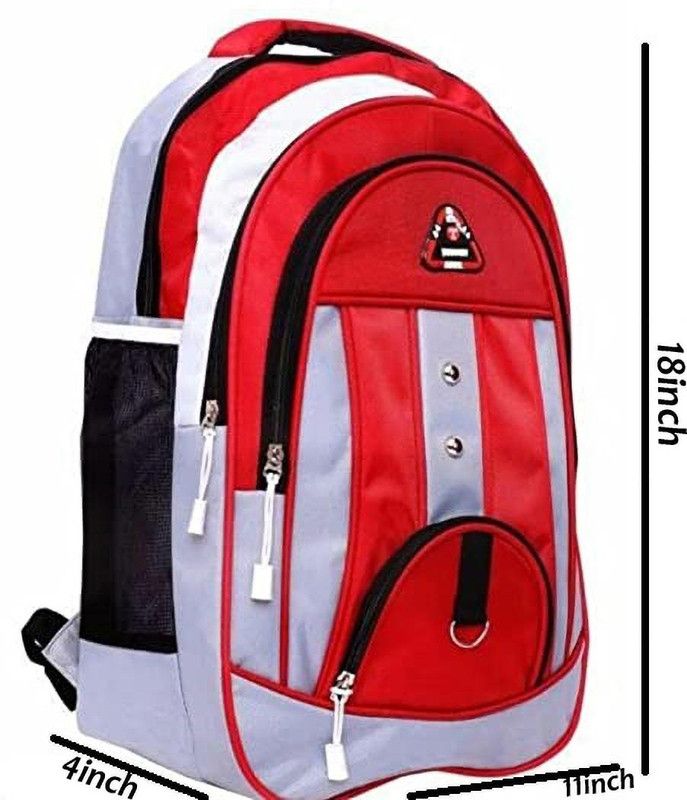 Medium 30 L Backpack Poylester bagpack , office, casual, travelling backpack 1  (Red)