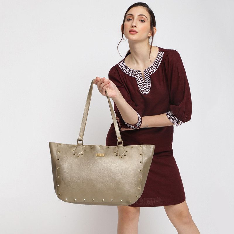 Tan Women Tote - Medium