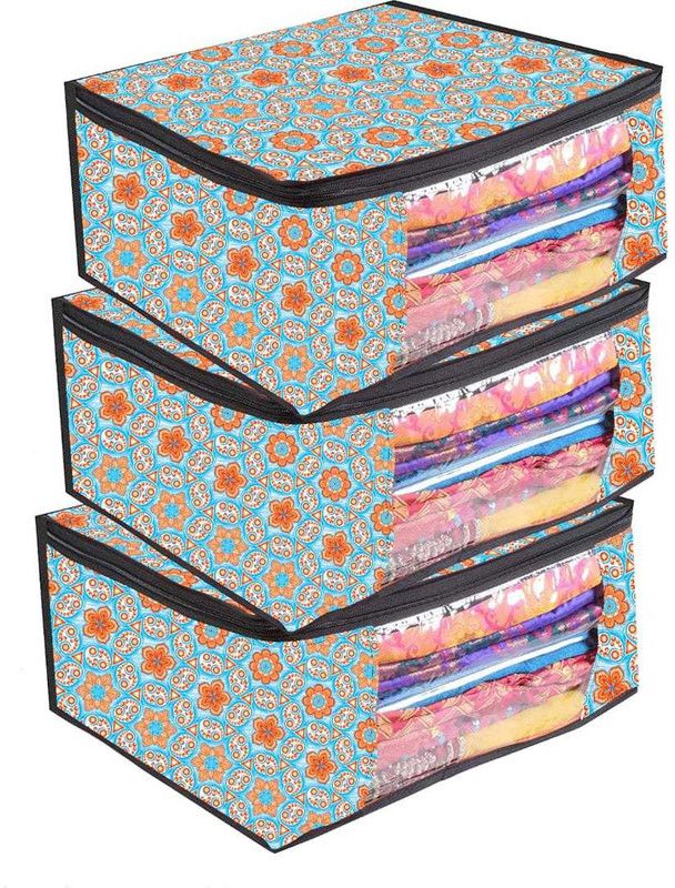 Saree Cover/ Saree Bag Storage Bags for Clothes ,Saree Cover Saree Cover 8  (Multicolor)