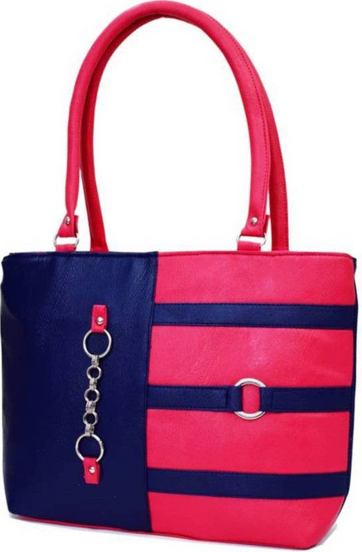 Women Red, Blue Hand-held Bag - Mini
