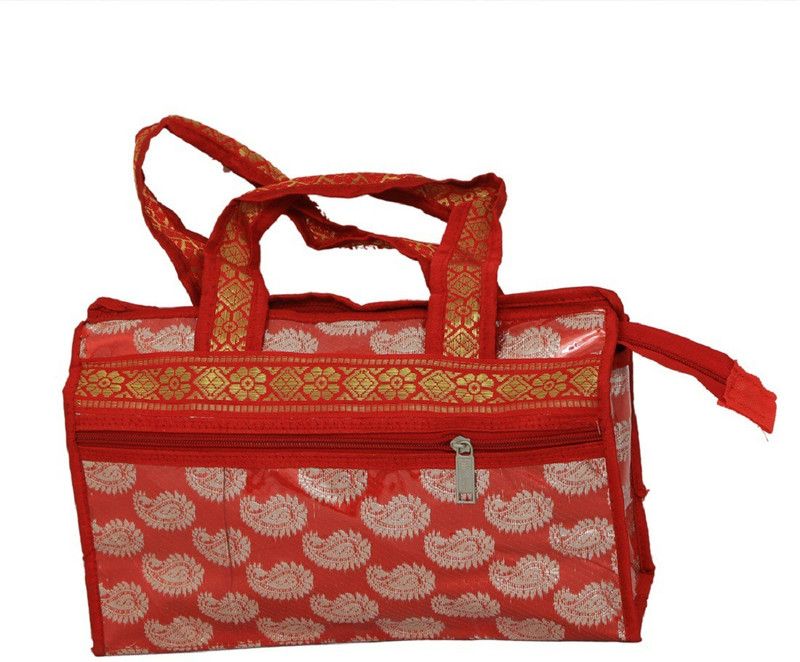 Women Silver, Red, Gold Tote - Extra Spacious