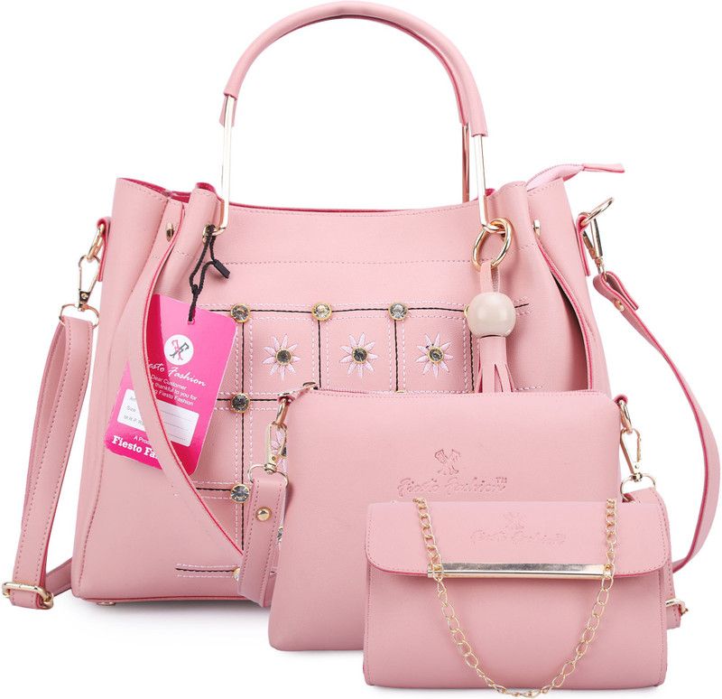 Women Pink Messenger Bag - Mini  (Pack of: 3)