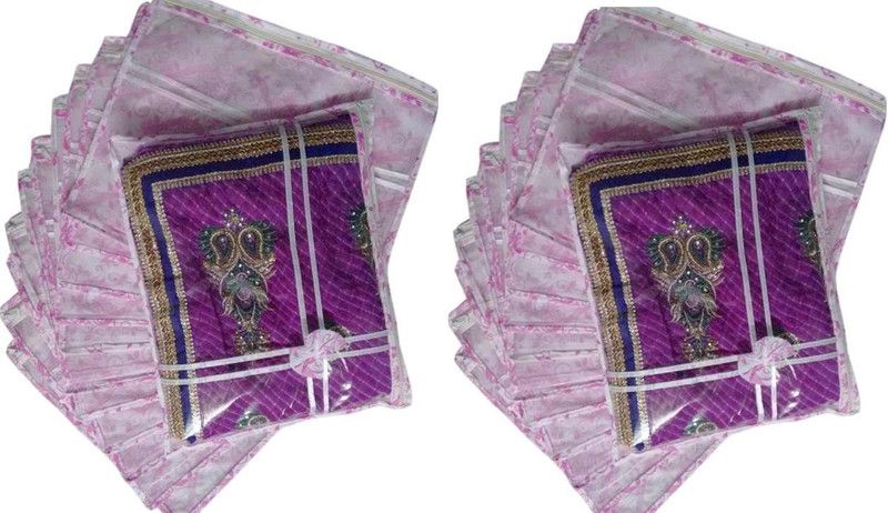 Fashion Bizz Designer Saree Cover 24 Pcs Combo SCP-W24  (Multicolor)