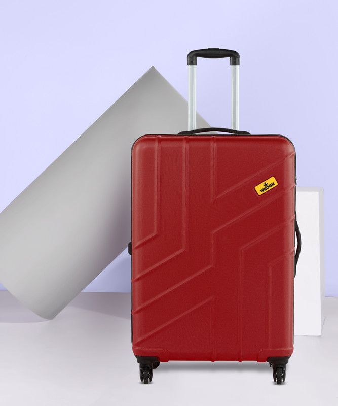 Large Check-in Suitcase (75 cm) - Maze - Red