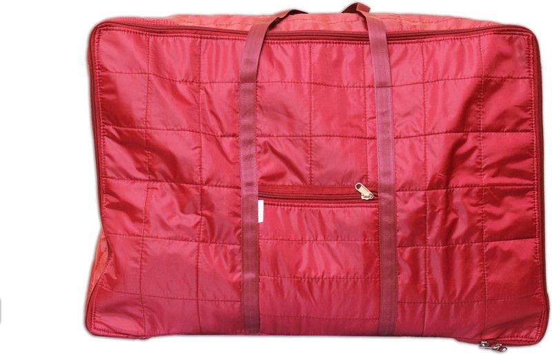 JARA HAT KE Travel,Blanket and Storage Bag Jumbo Travel Bag, Rajai Cum Blanket Bag, Storage Bag JHK-122  (Maroon)