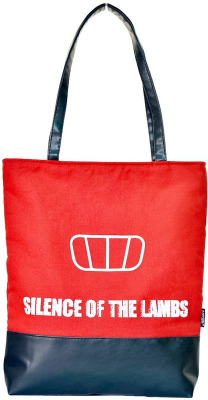 Girls Red, Black Tote - Extra Spacious