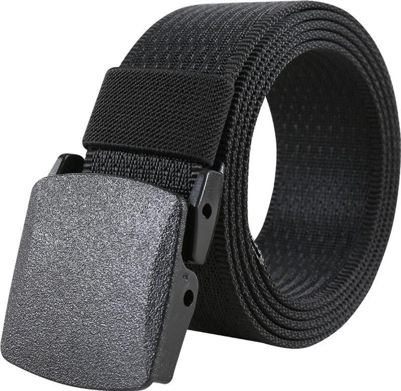 Women Casual Black Nylon, Canvas Belt