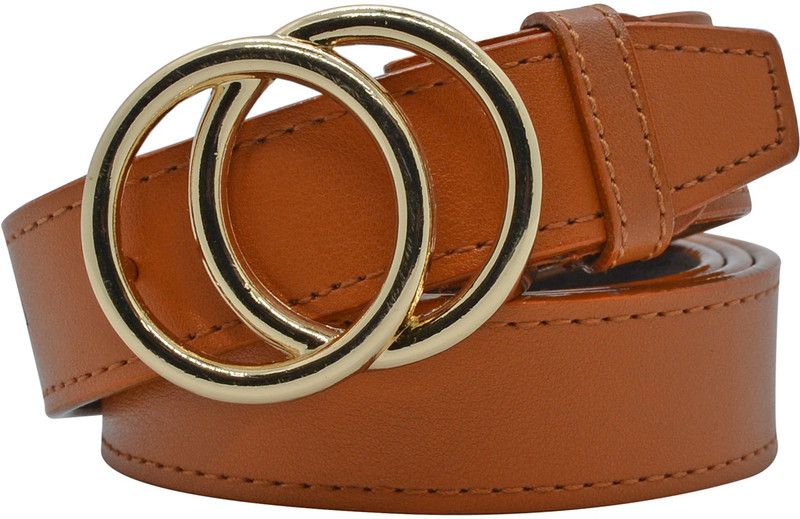 Women Tan Synthetic Belt