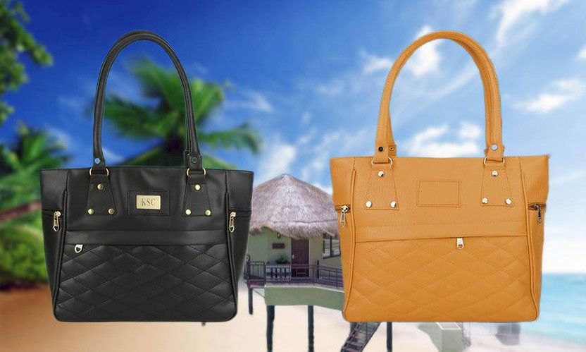 Women Black, Beige Messenger Bag  (Pack of: 2)