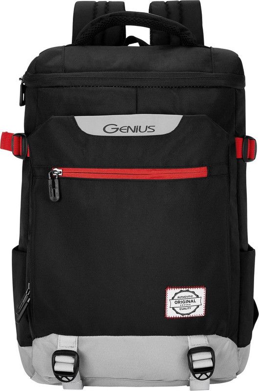 Small 16 L Laptop Backpack backpack  (Black, Grey)