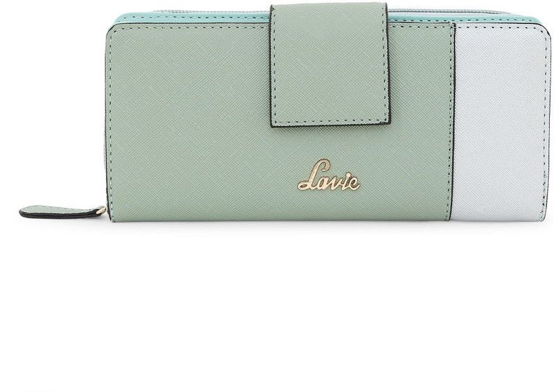 Women Casual Green Artificial Leather Wallet - Mini  (12 Card Slots)