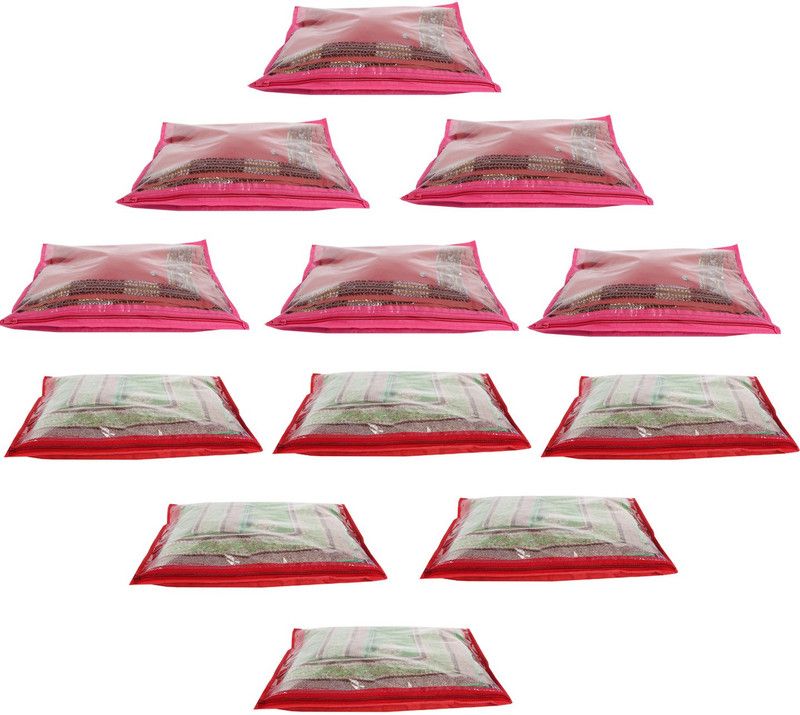 Bulbul saree cover12pcs singlemulty12 singlemulty12  (multy)