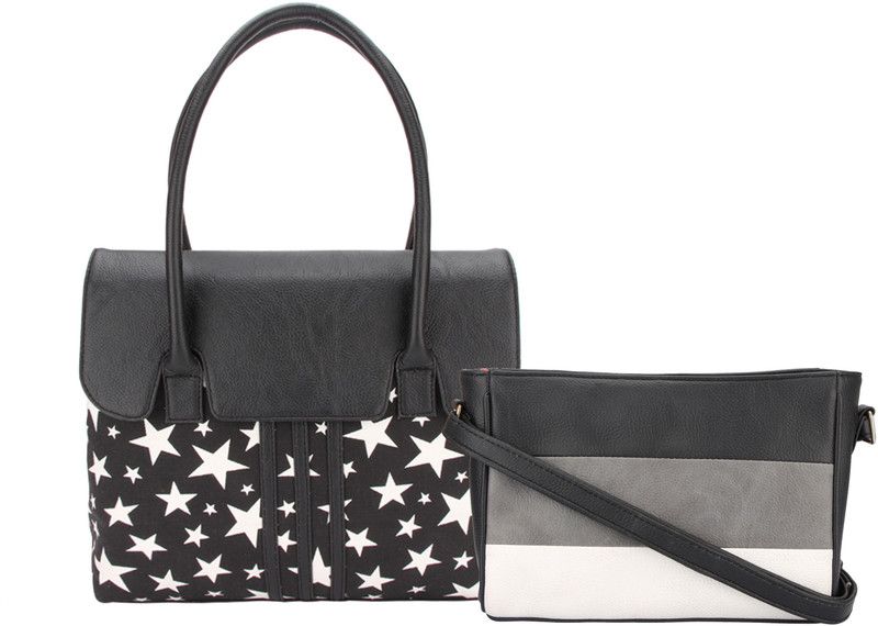 Women Multicolor Shoulder Bag - Extra Spacious  (Pack of: 2)