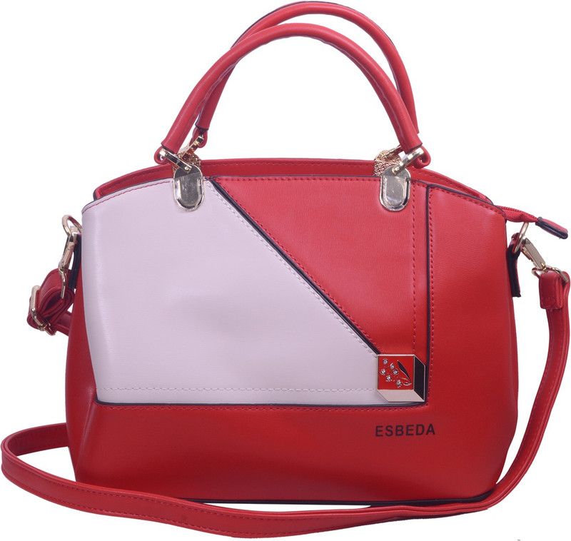 Women Red, Pink Hand-held Bag - Mini