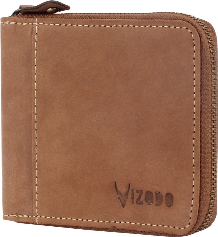 Men Trendy, Evening/Party Brown Genuine Leather RFID Wallet - Mini  (6 Card Slots)