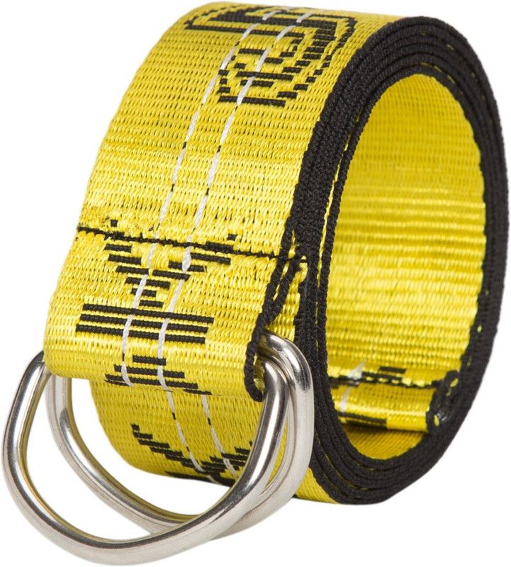 Men & Women Casual, Formal, Party, Evening Yellow Canvas Belt