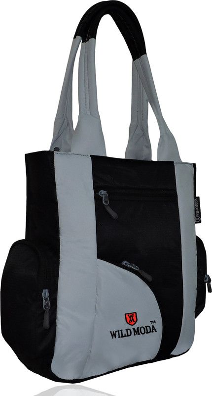 Women Black, White Tote - Regular Size