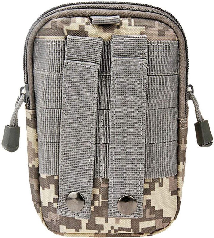 KRAPTICK Multi-Purpose Water Resistant Poly Tool Holder EDC Pouch Camo Bag Military Nylon Waist Bag, Waist Pouch  (Grey)