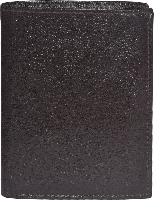 Men & Women Casual Brown Genuine Leather Wallet - Mini  (7 Card Slots)