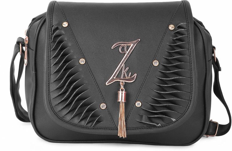 Black Girls Sling Bag - Extra Large