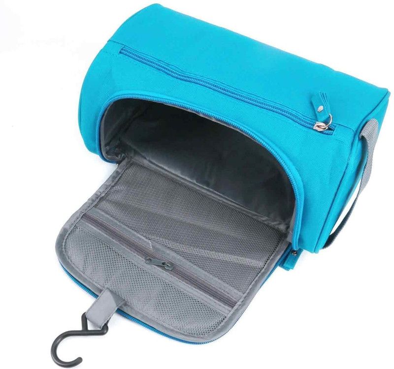 Kanha Travel Cosmetic Makeup Organizer Hanging Toiletry Bag Travel Toiletry Kit Travel Toiletry Kit  (Blue)