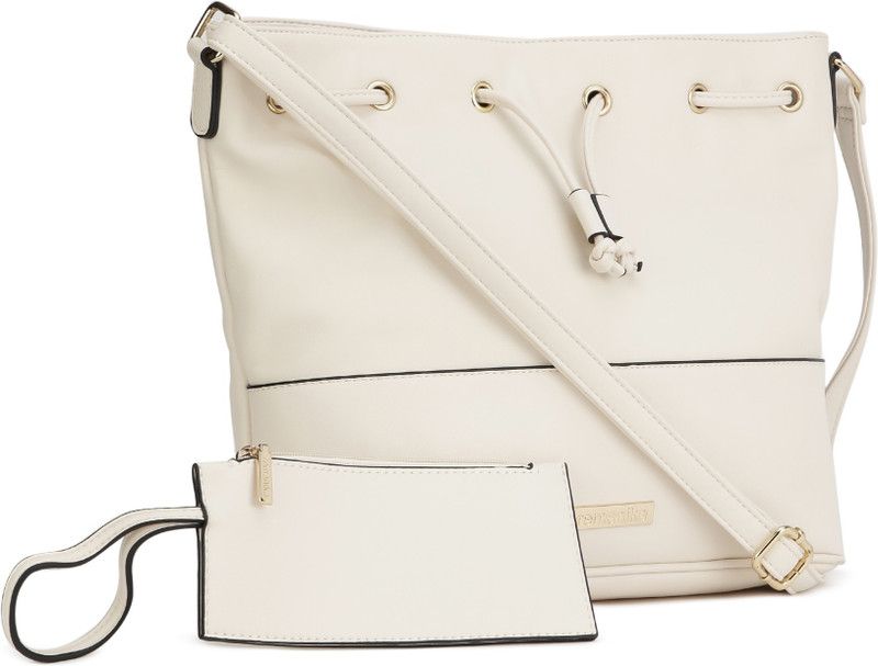 Beige Women Sling Bag - Extra Large