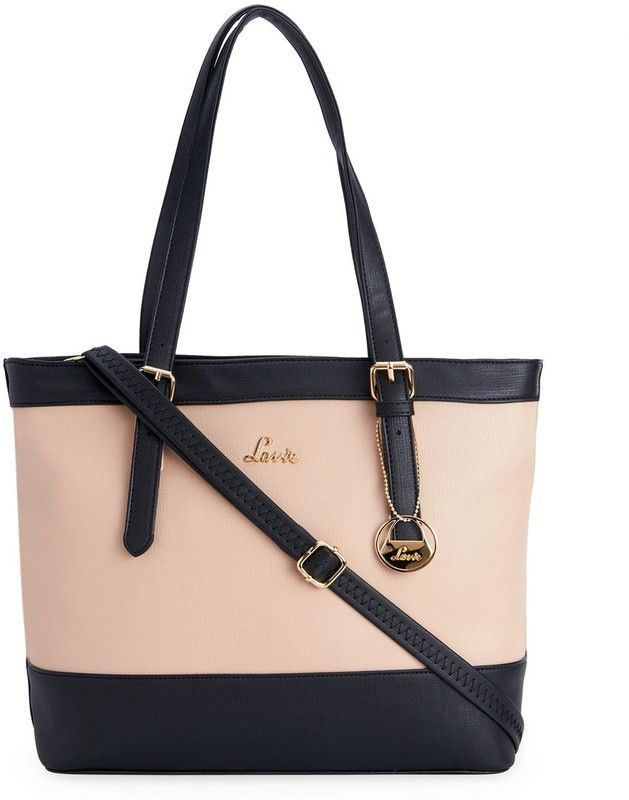 Women Beige, Blue Tote - Regular Size