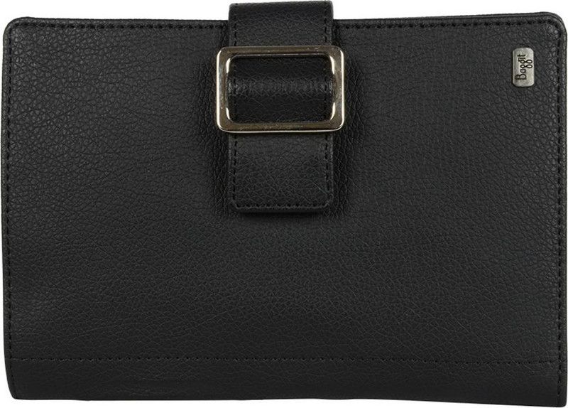 Men Casual Black Artificial Leather Wallet  (9 Card Slots)