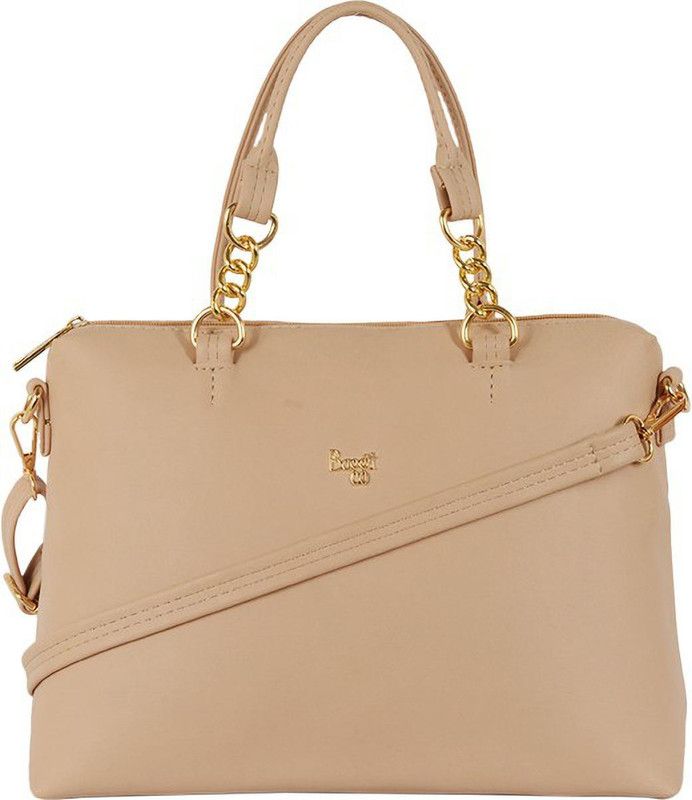 Women Beige Satchel