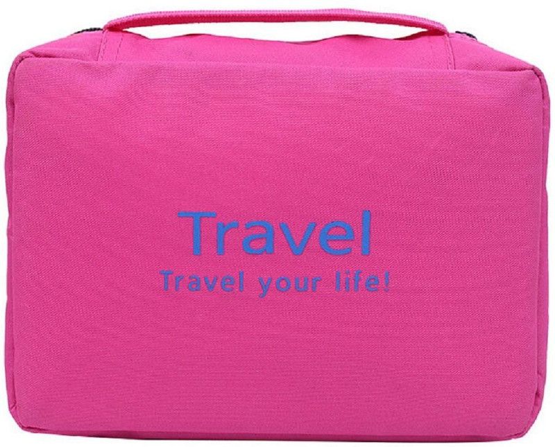 Lemish Travel Toiletry Bag Travel Toiletry Kit  (Pink)