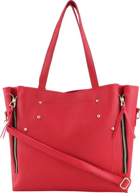Women Red Hand-held Bag - Extra Spacious