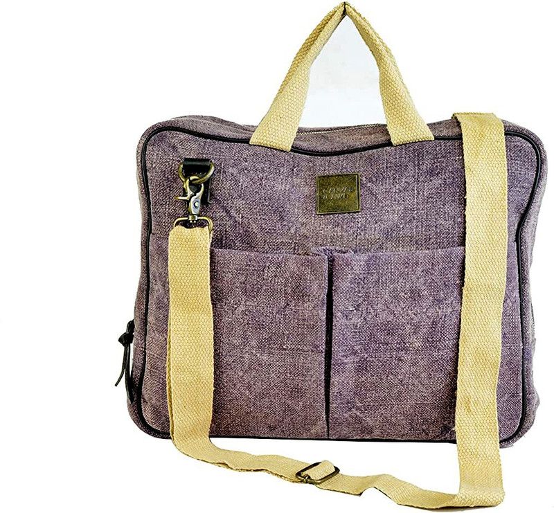 Men & Women Purple Messenger Bag - Extra Spacious
