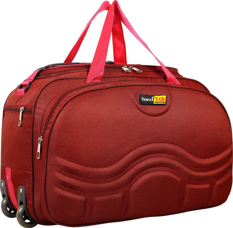 60 L Strolley Duffel Bag - Duffle bag - Red - Large Capacity