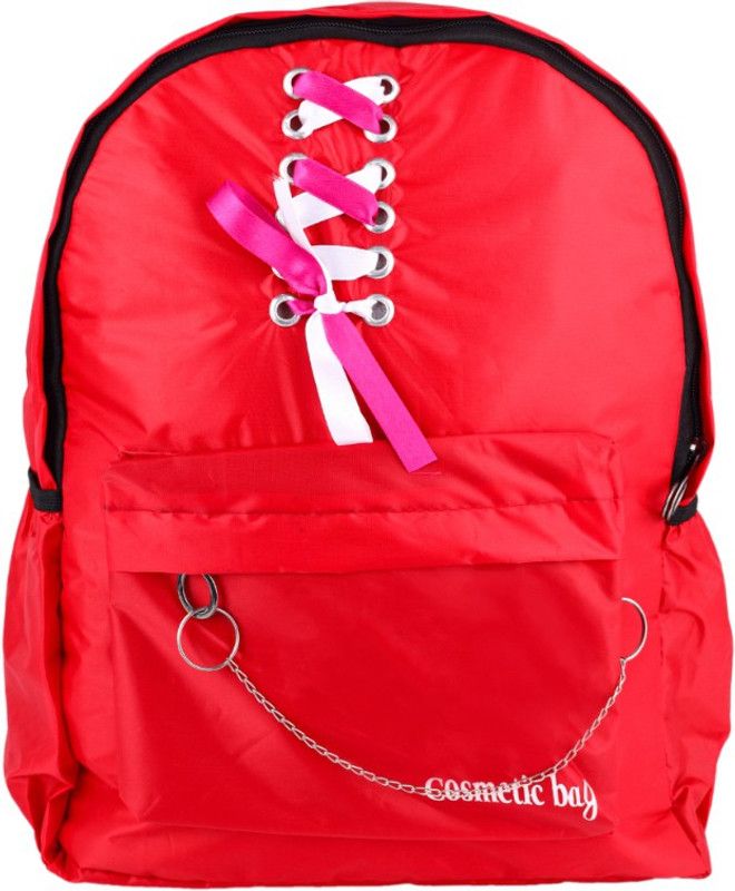 Small 15 L Laptop Backpack Stylish and Casual Backpack For Women and Girls  (Red)