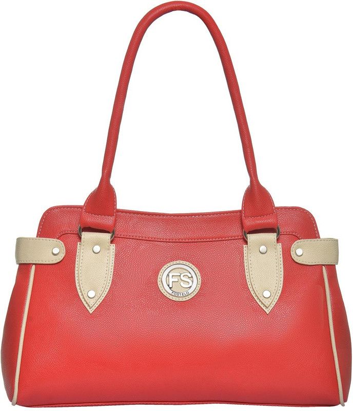 Women Red, Beige Shoulder Bag - Mini