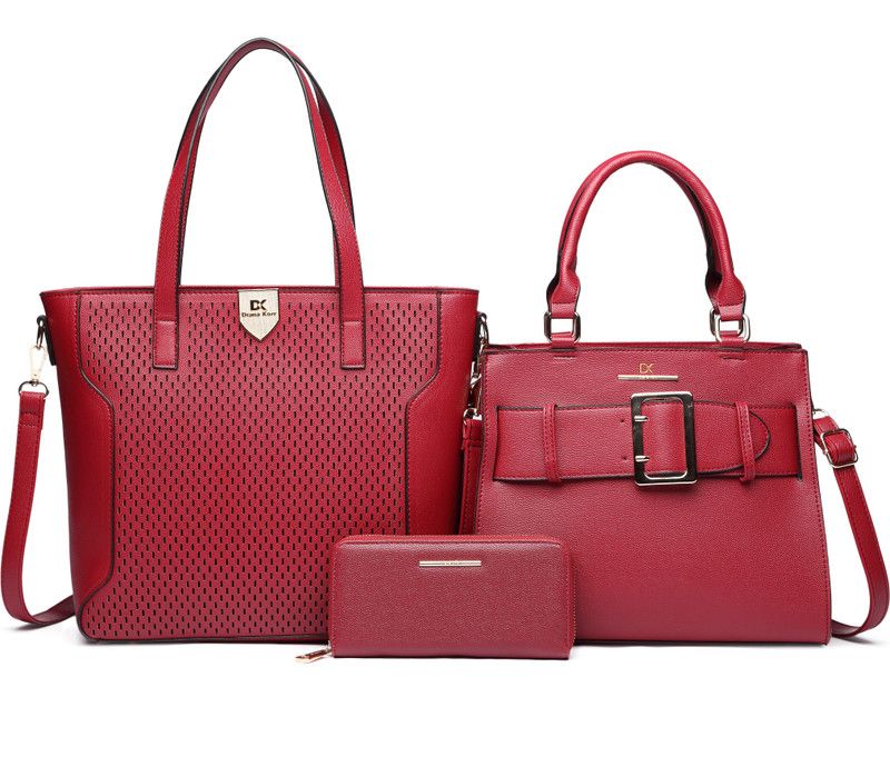 Women Maroon Hand-held Bag - Regular Size  (Pack of: 3)